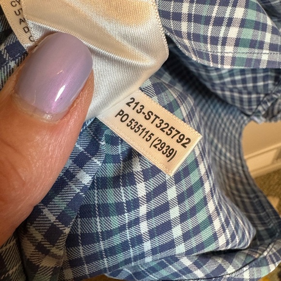 Tommy Bahama Men’s XL Lazlo Lux Blue and White Stripes Woven Silk Blend Shirt - Picture 8 of 10